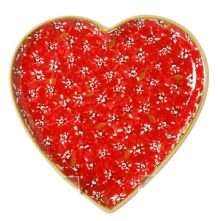 Nicholas Mosse Red Lawn Heart Medium Plate